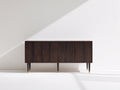 Meuble d'entrée-Bois-166 x 42 x 78 cm-Brun foncé-Style contemporain
